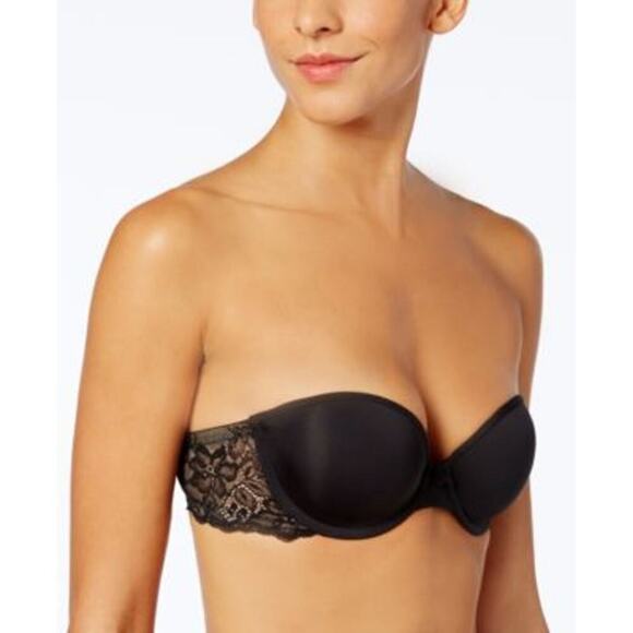 Wacoal B.Tempt’d Black Convertible Strapless Underwire Bra 36D - Picture 1 of 6